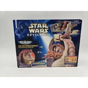 Star Wars Episode 1 Micro Machines JAR JAR BINKS/NABOO Transforming Action Set